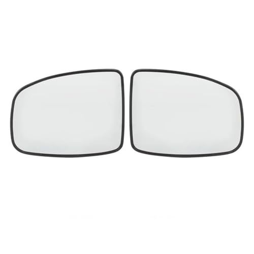 SDZSDAS Spiegelglas Für FIT Für Jazz Für GK5 2015-2020 Auto Außen Rückansicht Tür Seitenspiegel Gläser Blau Weiß Objektiv Mit Heizung Außenspiegel(2PCS White Lens) von SDZSDAS