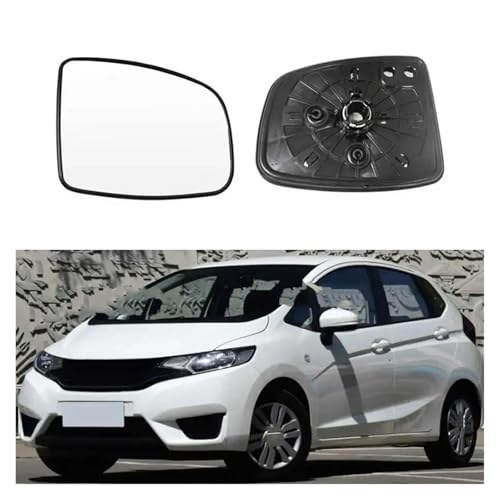 SDZSDAS Spiegelglas Für Fit 2014-2020 Auto Außen Rückspiegel Seite Spiegel Objektiv Tür Flügel Rückspiegel Glas Ohne Heizung Außenspiegel(2PCS Left and Right) von SDZSDAS
