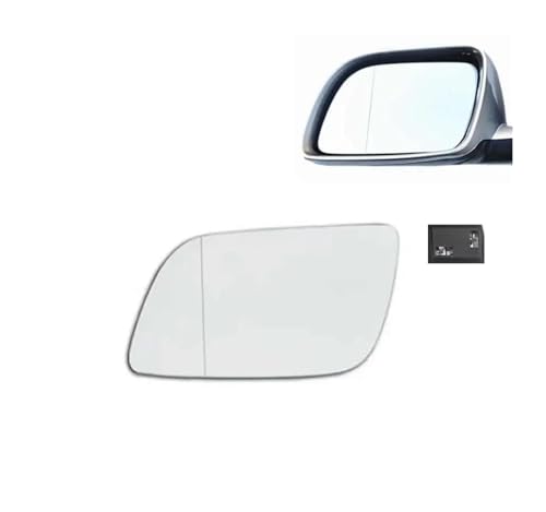 SDZSDAS Spiegelglas Für VW Für Polo 2002 2003 2004 2005 Ersatz Seite Spiegel Objektiv Tür Flügel Rückspiegel Weiß Glas Außenspiegel(1PCS Left Heating) von SDZSDAS