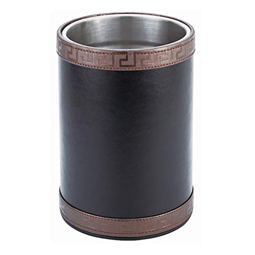 SDdPulse Mülleimer Leder Mülleimer Flip Room Trash Can Haushalts-Mülleimer SDdPulse Mülleimer Leder Mülleimer Flip Room Trash Can Haushalts-Mülleimer von SDdPulse
