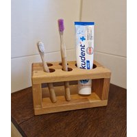 Zahnbürstenhalter Holz > Handarbeit von SDwoodworkshop