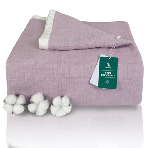 SE SOFTEXLY Premium Kuscheldecke 130x150 cm - Bettüberwurf Wohndecke Wendedecke Kuscheldecke Sofadecke von SE SOFTEXLY