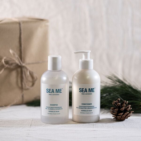 SEA ME Haarpflege-Duo: Shampoo & Conditioner mit Grapefruit- & Rosmarin-Duft (in zerooo Mehrweg) von SEA ME
