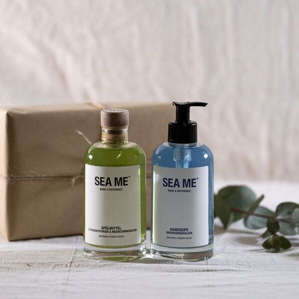 SEA ME Nachhaltiges Küchen-Duo: Vegane Handseife & Spülmittel (in zerooo Mehrweg) von SEA ME