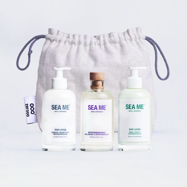 SEA ME Wellness Set mit Body Lotion, Hand Lotion und Entspannungsbad | vegan | Geschenke Set von SEA ME