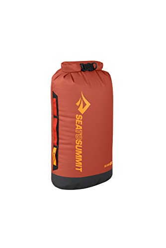 Sea to Summit - Big River Dry Bag S 8L - wasserdichte Tasche - Rollverschluss - Strapazierfähig - Haltegriffe, Befestigung & D-Ring - Paddelsport - 19.3 x 16.5 x 37.4cm - Picante Red - 160g von Sea to Summit