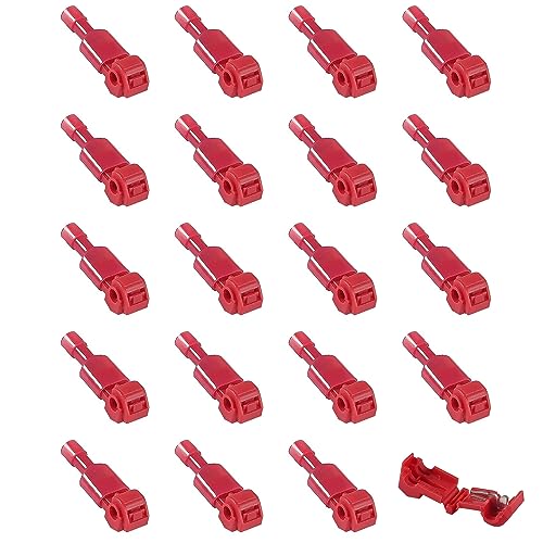 SEABABOO 20PCS Anschlussklemmen für Mähroboter T-Abzweigverbinder Begrenzungskabel Ladestation Abzweigklemmen für Begrenzungskabel Praktischer Clip-Verschluss für Kabelstecker für Loop-Mount von SEABABOO