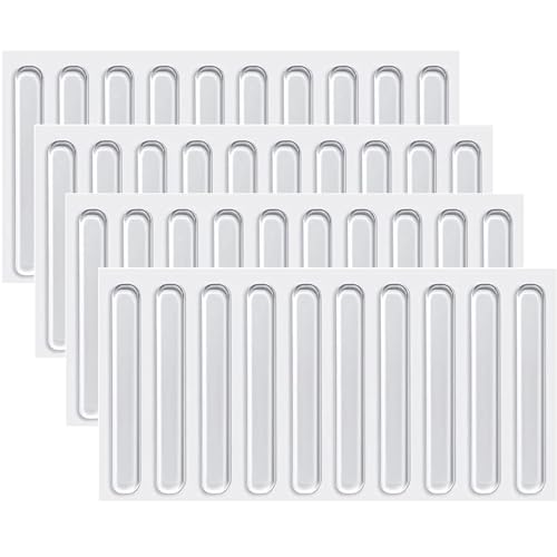 SEABABOO 40PCS Möbel-Stoßstangen Elastikpuffer Transparent Möbelstoßstangen Gummipuffer Selbstklebend Transparent selbstklebend Elastikpuffer Transparente Stoßfängerpolster für Möbel- und Türschutz von SEABABOO