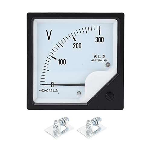 0-300 V Analog Panel Spannungsanzeige Voltmeter Hohe Genauigkeit Zeigertyp Analog Voltmeter Schwarz von SEAFRONT