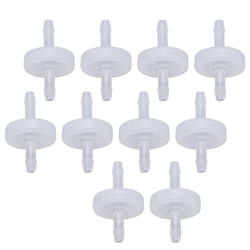 10 St¨¹ck R¨¹ckschlagventil Wasserabsperrventil PP Kunststoff Ozonbest?ndige Membran Einweg (7,9 mm durchscheinend) von SEAFRONT