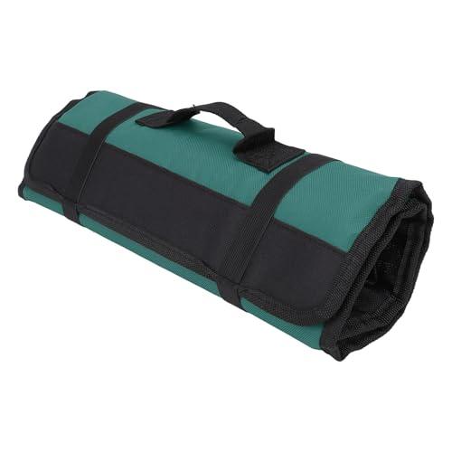 20 Slots Chef Messerbeutel Multifunktional Tragbares Kochgeschenk für Köche Leinwand 22.4x14.0in (GREEN) von SEAFRONT