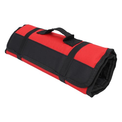 20 Slots Chef Messerbeutel Multifunktional Tragbares Kochgeschenk für Köche Leinwand 22.4x14.0in (Rot) von SEAFRONT