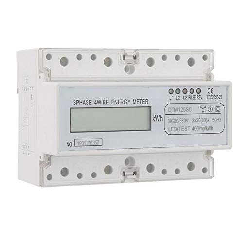 220 / 380V 20-80A Energieverbrauch Digitaler Stromzähler, 3-Phasen KWh Zähler mit Digital LCD KWh Meter 220 / 380V 20-80A Energieverbrauch Digitaler Stromzähler, 3-Phasen KWh Zähler mit Digital LCD KWh Meter von SEAFRONT