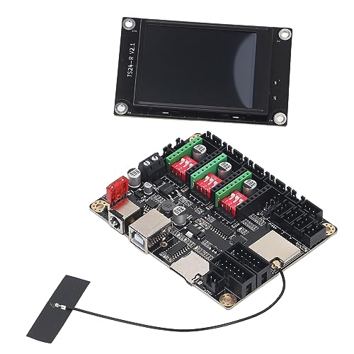 3D Drucker Motherboard Kit, Hauptplatine für Lasergravurmaschine, Ausgestattet mit 32 Bit STM32 Prozessor, Mini 3D Drucker Steuerplatine, Erweiterbares WiFi Modul für MKS DLC32 von SEAFRONT