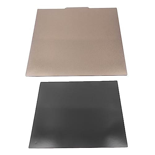 3D-Druckerzubeh?r Druckplatte 450x450mm Doppelseitig Strukturiertes PEI-Blatt Flexible Federstahl-Platte mit Selbstklebender Magnetfolie 200¡æ F¨¹r CR10 3D Drucker von SEAFRONT