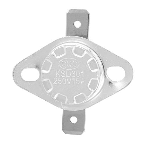 5 Stück Thermostatschalter KSD301 Normal Geschlossener Temperaturregelschalter Thermostat 250 V 15 A (80℃) von SEAFRONT