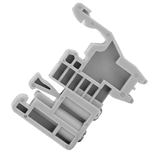 50 Stück 35 Mm Din Rail Terminal Din Rail Stops Block End Stopper Befestigungsclips Grau (Modell 12) von SEAFRONT