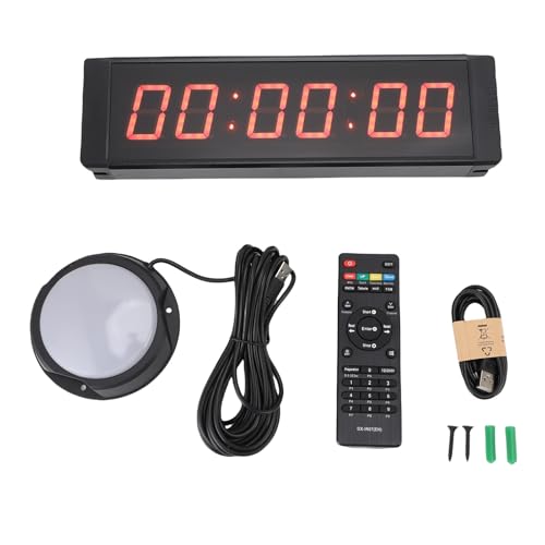 6 Ziffer LED -Rennzeitgeber Running Event Fitnessstudio Timer 12/24 Stunden Echtzeit Wall Clock Countdown Count Up Up 6 Ziffer LED -Rennzeitgeber Running Event Fitnessstudio Timer 12/24 Stunden Echtzeit Wall Clock Countdown Count Up Up von SEAFRONT