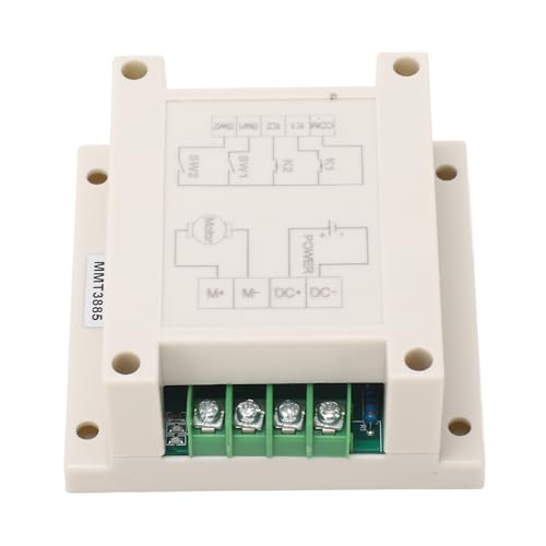 DC-Motor Vorwärts-Rückwärts-Controller mit Fernbedienung 12–24 V DC 10 A Motorsteuermodul für DC 12 V 24 V-Motoren, LED-Leuchten, Garagentor-Zugangskontrollsysteme von SEAFRONT