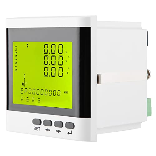 Digitales Amperemeter 3-Phasen-Strom-Spannungs-Leistungsmessgerät, Multifunktions-Voltmeter-Amperemeter, Programmierbarer Elektrischer Leistungsmesser, AC-LED-Amperemeter-Voltmeter von SEAFRONT
