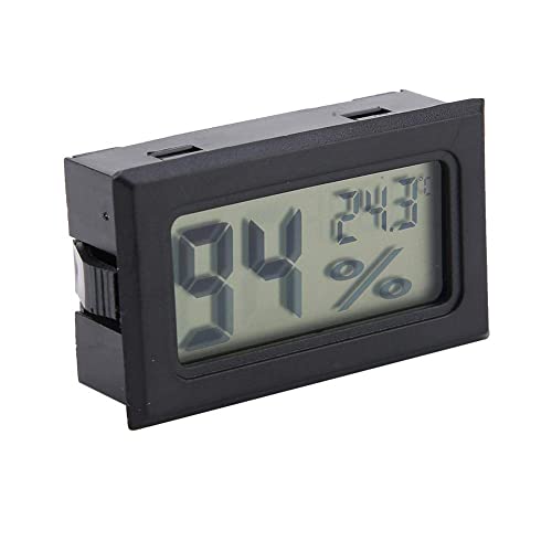 Digitales Hygrometer Feuchtemessgerät, YS-11 Wireless hygrometer innen LCD-Display Temperatur Luftfeuchtigkeitmessgerät für Reptil Vivarien, Zuhause/Büro und Gewächshaus von SEAFRONT