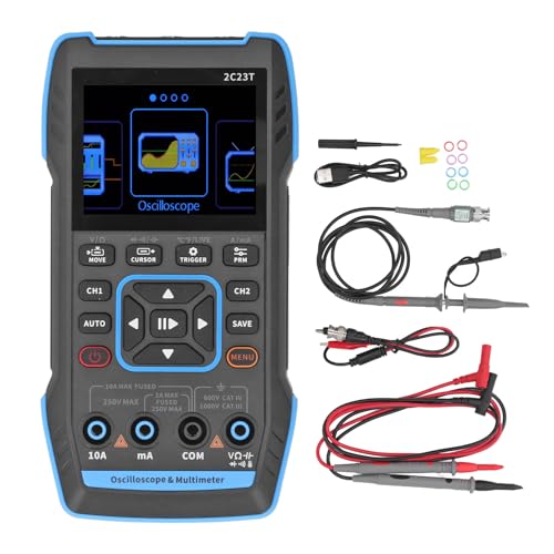 Digitales Oszilloskop 3 in 1 Handoszilloskop Multimeter, 2 Kanäle 2,8 Zoll HD LCD Display Mini Oszilloskop Kit, DC AC Spannungsstromtest Digitales Oscilloscope Digitales Oszilloskop 3 in 1 Handoszilloskop Multimeter, 2 Kanäle 2,8 Zoll HD LCD Display Mini Oszilloskop Kit, DC AC Spannungsstromtest Digitales Oscilloscope von SEAFRONT
