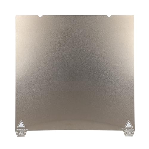 Doppelseitige Build -Platte 310x315mm Pei Powder Adhäsion und PEO Textur Federstahl Magnetisch Druckbett für Ender 3 V3 Plus 3D -Drucker, Easy Model Entfernung von SEAFRONT