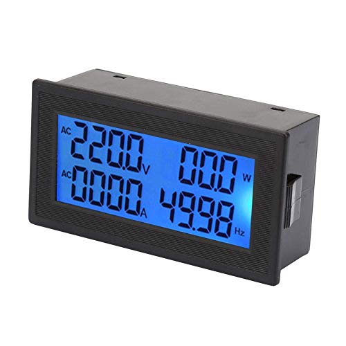 Dual Digital Volt Amp Watt Meter, AC 0~20A Voltmeter Amperemeter Digitalanzeige, 60~500V Multifunktions Stromzähler Versorgungsspannung Leistungsmesser Energiezähler von Walfront