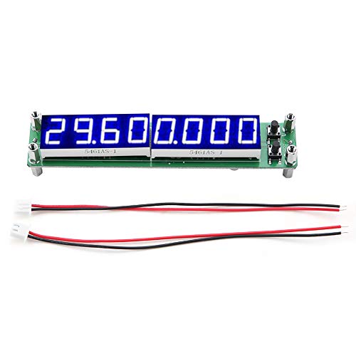 Frequenzmesse PLJ-8LED-H HF Signal Frequenzzähler Cymometer Tester Module 0.1~1000MHz, 125,5 mm x 25,5 mm x 21,5 mm (Backlight Font Blue) von SEAFRONT