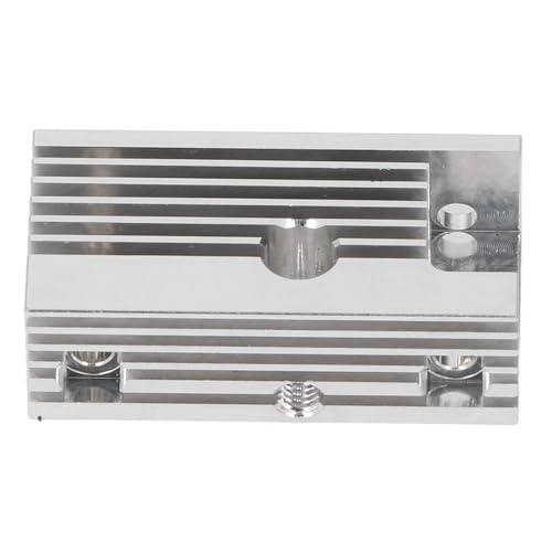 Hot End Heatkolben Aluminium -Legierungsdrucker Kühlblock Kühlkörper mit Kompatibilität für Ender 3 S1 Extruder -System Hocheffizienzer Ersatzteil Einfach Installation Sturd von SEAFRONT