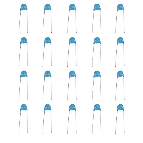 Walfront Kondensator-Set für Hochvolt-Monolithik-Keramik, 221k 220pF 15KV 15000V, Blau, 20 Stück von Walfront
