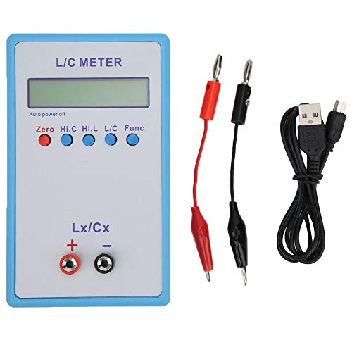 LC-200A Kapazitäts-Induktivitätsmessgerät Elektrisches L/C-Messgerät Tragbares Digitales LCR-Messgerät ABS-Material mit Korrekturfunktion von SEAFRONT