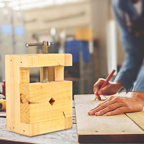 Mini-Flachzange aus Holz Zum Selbermachen, Zimmerei-Holzklemmen, Holz-Schraubstock, Gravur, Tisch-Schraubstock, Stempelklemme für Holzbearbeitung, Schnitzen (großes Stempelbett) von SEAFRONT