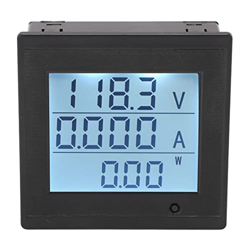 Multimeter Amperemeter Mini Voltmeter DC 6‑200V Volt Monitor mit Alarmfunktion Digital Voltmeter LCD Display Digital Current Voltage Power Energy Meter Battery Monitor von SEAFRONT