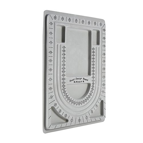 Perlenbrett für Halsketten, Perlendesign-Organizer, Perlen-Designbrett, Schmuckherstellungszubehör, Perlenbrett, Schmuck-Organizer, Tablett-Design, DIY-Bastelwerkzeug von SEAFRONT