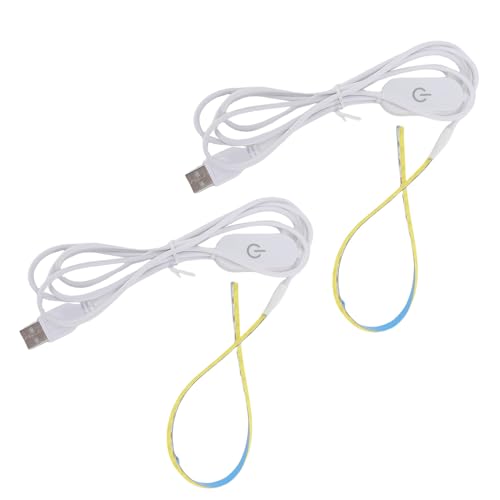 SEAFRONT 2 PCs 3D -Druckbeleuchtung 6500K Hohe Helligkeit 3D -Drucker -LED -Leuchtstreifen mit Steuerschalter für Kobra 3 Combo USB -Antrieb von SEAFRONT