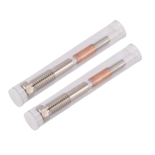 SEAFRONT 2pcs Integrierte Keramikisolierung 3D -Druckerdüse Ersatz Dual Metall Design Unterstützt Fortschrittliche Filamente für QIDI Plus 4 (0,6 mm) von SEAFRONT