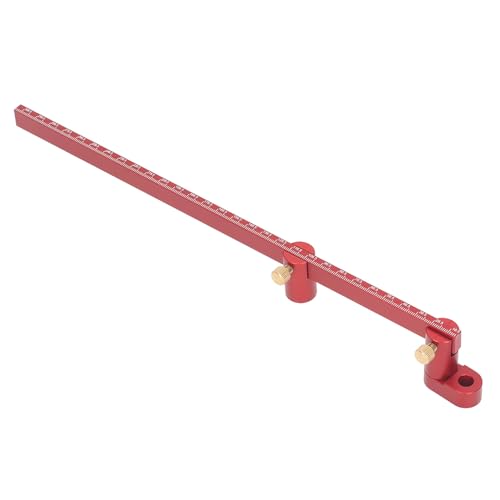 SEAFRONT 300 -mm -Aluminium -Legierungskreis Lineal für Holzbearbeitung mit Graviertem Messingknopf Idealer Carpenter Scribing Messgerät von SEAFRONT