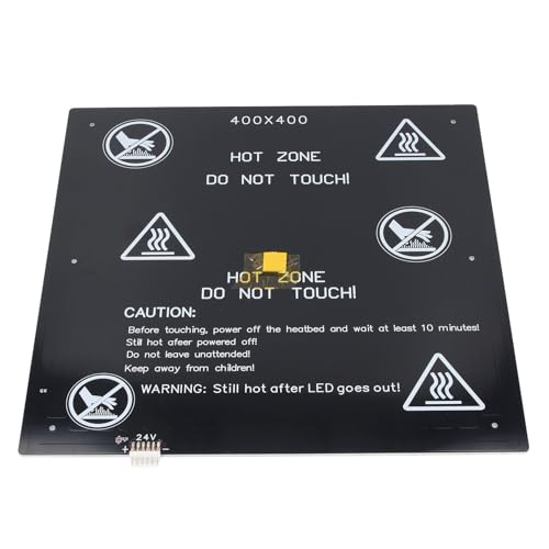 SEAFRONT 3D -Drucker Heißbett -Kit 24 V 280W 2ω Aluminiumlegierung 400 X 400 Mm Glatt und Sicherheitsbrettflat und Kollisionsprävention SEAFRONT 3D -Drucker Heißbett -Kit 24 V 280W 2ω Aluminiumlegierung 400 X 400 Mm Glatt und Sicherheitsbrettflat und Kollisionsprävention von SEAFRONT