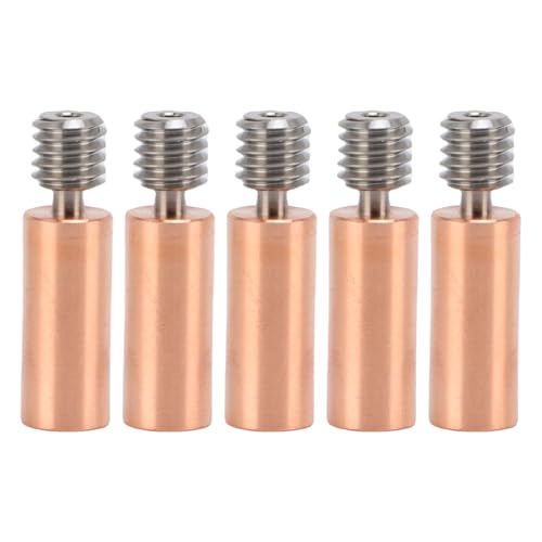 SEAFRONT 5pcs All Metal Heatbreak BI Metall Wärmebruch Ersatz für 5 6 3D -Drucker für 1,75 Mm Filament Ti Legierung M6 Gewinde Bimetal -Halsröhre SEAFRONT 5pcs All Metal Heatbreak BI Metall Wärmebruch Ersatz für 5 6 3D -Drucker für 1,75 Mm Filament Ti Legierung M6 Gewinde Bimetal -Halsröhre von SEAFRONT