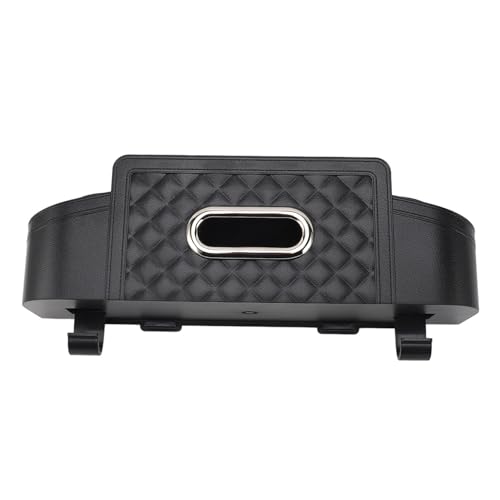 SEAFRONT Auto -Kopfstützen -Tissue Boxhalter Stabiler Plastikorganisator für Snacks und Wesentliche Unterwegs (Black) von SEAFRONT
