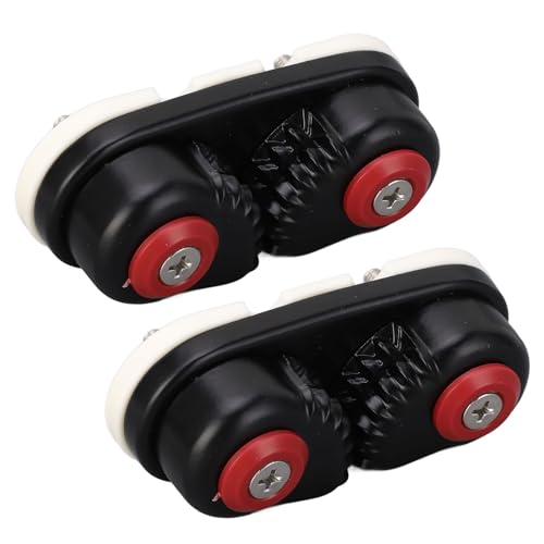 SEAFRONT Bootsnocken -Stiefe Progressive Zahndesign Edelstahl -Stahl Fairlead, 2pcs Marine Cam für Segelboot, Kanu von SEAFRONT