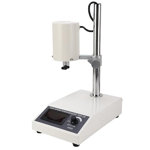SEAFRONT Einstellbarer Hochgeschwindigkeitshomogenizer-Laboremulgator für 5-1000 Ml 22000 U/Min 185W ABS-Material 3 Minuten Kontinuierliche Arbeitszeit (EU -Stecker 220 V) von SEAFRONT