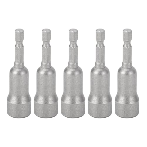 SEAFRONT Flügelmutter -Treiber Set 5 Pcs 4mm Sechskantschaftflügelmutter -Treiber Bit Zum Anziehen der Lockerungsschrauben Haken Hohe Kohlenstoffstahl für Reparaturen Installationen von SEAFRONT
