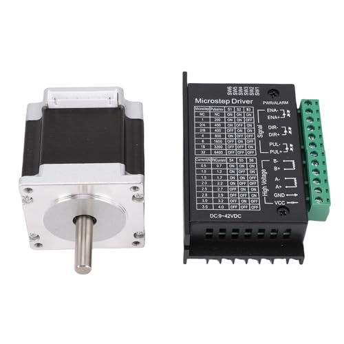 SEAFRONT Geschlossene Schleife 2 Phasen Hybrid Stepper Motor Nema23 Schrittmotor Treiber Kit für Gravier Maschine 8mm Welle 126N.cm 2,8 A 56mm SEAFRONT Geschlossene Schleife 2 Phasen Hybrid Stepper Motor Nema23 Schrittmotor Treiber Kit für Gravier Maschine 8mm Welle 126N.cm 2,8 A 56mm von SEAFRONT