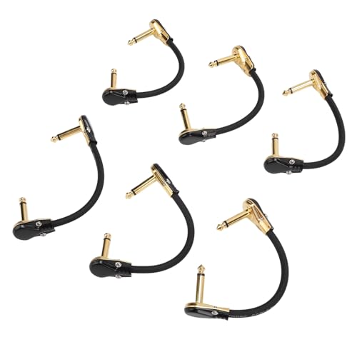 Gitarren-Patchkabel, Flexibles Design, Platzsparend, Klare Klangqualität, E-Gitarre, Bass, Tastatur, Pedal, Effekte, Verstärker, Mixer, Lautsprechersysteme, PVC-Metall, 15 Cm Gitarren-Patchkabel, Flexibles Design, Platzsparend, Klare Klangqualität, E-Gitarre, Bass, Tastatur, Pedal, Effekte, Verstärker, Mixer, Lautsprechersysteme, PVC-Metall, 15 Cm von SEAFRONT