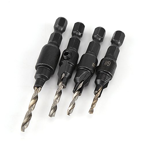 SEAFRONT HSS Bohrer Holzsenker Bit Set Sechskantschaft Schnellwechsel Verstellbare Gegenhülse für Kohlenstoffstahl PVC Holz SEAFRONT HSS Bohrer Holzsenker Bit Set Sechskantschaft Schnellwechsel Verstellbare Gegenhülse für Kohlenstoffstahl PVC Holz von SEAFRONT