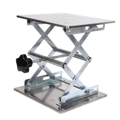 SEAFRONT Hubst änder Tisch 8x8 Zoll Edelstahl Labor Hebebühne Scheren Ständer Plattform 75-290mm Höhen Bereich von SEAFRONT