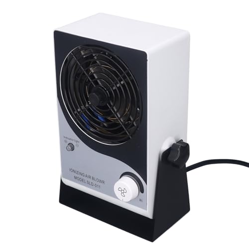 SEAFRONT Ionisierendes Luftgebläse, Desktop-ESD-Ionisator, Ventilator, Antistatischer Ionisator, Statischer Eliminator für Produktionslinien (EU-Stecker AC220V 8A) von SEAFRONT