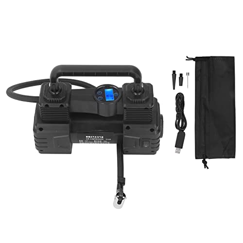 SEAFRONT Luftkompressor Hochleistungspumpe Doppelzylinder Reifenpumpe Digitalanzeige Reifeninflator für Autos mit LED -Licht 12 V 120psi SEAFRONT Luftkompressor Hochleistungspumpe Doppelzylinder Reifenpumpe Digitalanzeige Reifeninflator für Autos mit LED -Licht 12 V 120psi von SEAFRONT